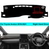 2 Layer Car Dashboard Cover Carpet For Toyota Avalon    LHD RHD Rug Pad Carpet Dashmat Sun Shade Car Decoration