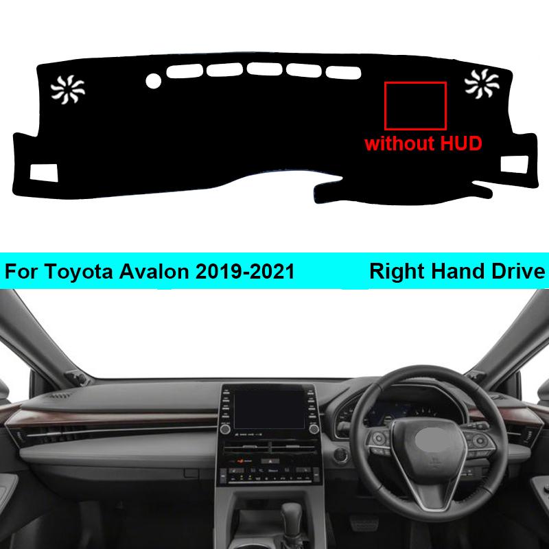 2 Layer Car Dashboard Cover Carpet For Toyota Avalon    LHD RHD Rug Pad Carpet Dashmat Sun Shade Car Decoration