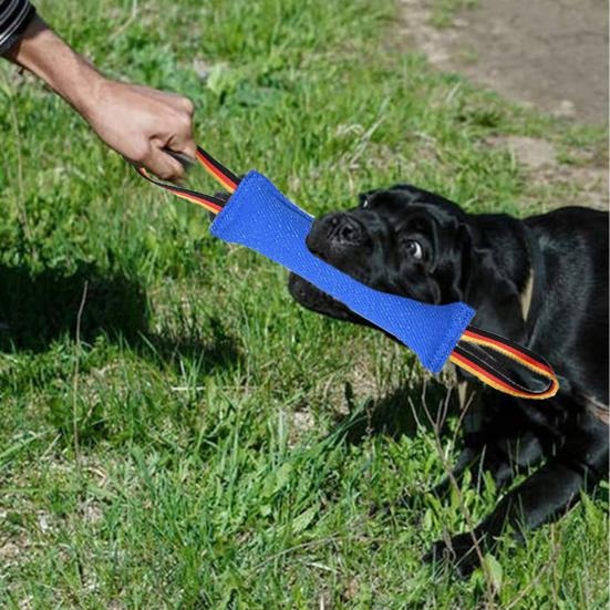 Dog Tug Toy Tear-Resistant Large Dog Bite Pillow Interactive Play Accessory Indoor Outdoor Pet Training Equipment