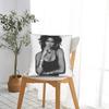 Lauryn Hill Retro 80S Halftone Fugees Pillowcases Fashion Pillow Case For Sofa Car Home Decor Graphic Pillow Cover