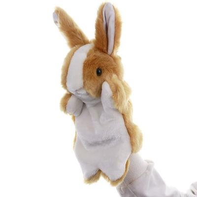 Animal Gloves Chinese Zodiac Animal Hand Puppet Toys Monkey Play Games Plush Figures Little White