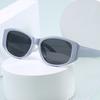 1/8pcs New Rectangular Frame Sunglasses Women INS Personalized Luxury Square Retro UV Resistant Glasses Unisex