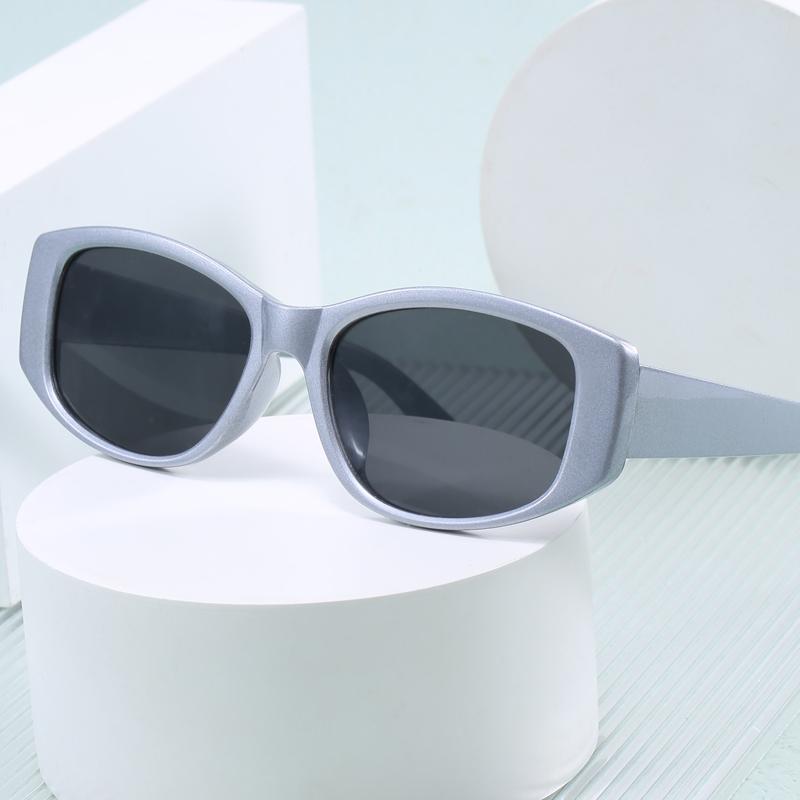 1/8pcs New Rectangular Frame Sunglasses Women INS Personalized Luxury Square Retro UV Resistant Glasses Unisex
