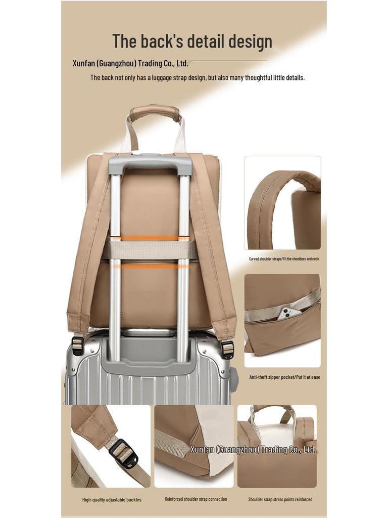 Reise-Rucksack für Damen mit Nass-/Trockenfach, 14-Zoll-Laptopfach, großes Fassungsvermögen für Schule und Pendeln.