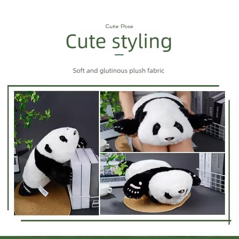 Large Panda Plush Toy 19.6-inch Simulated Animal Doll Soft and Cute Decorative Gift