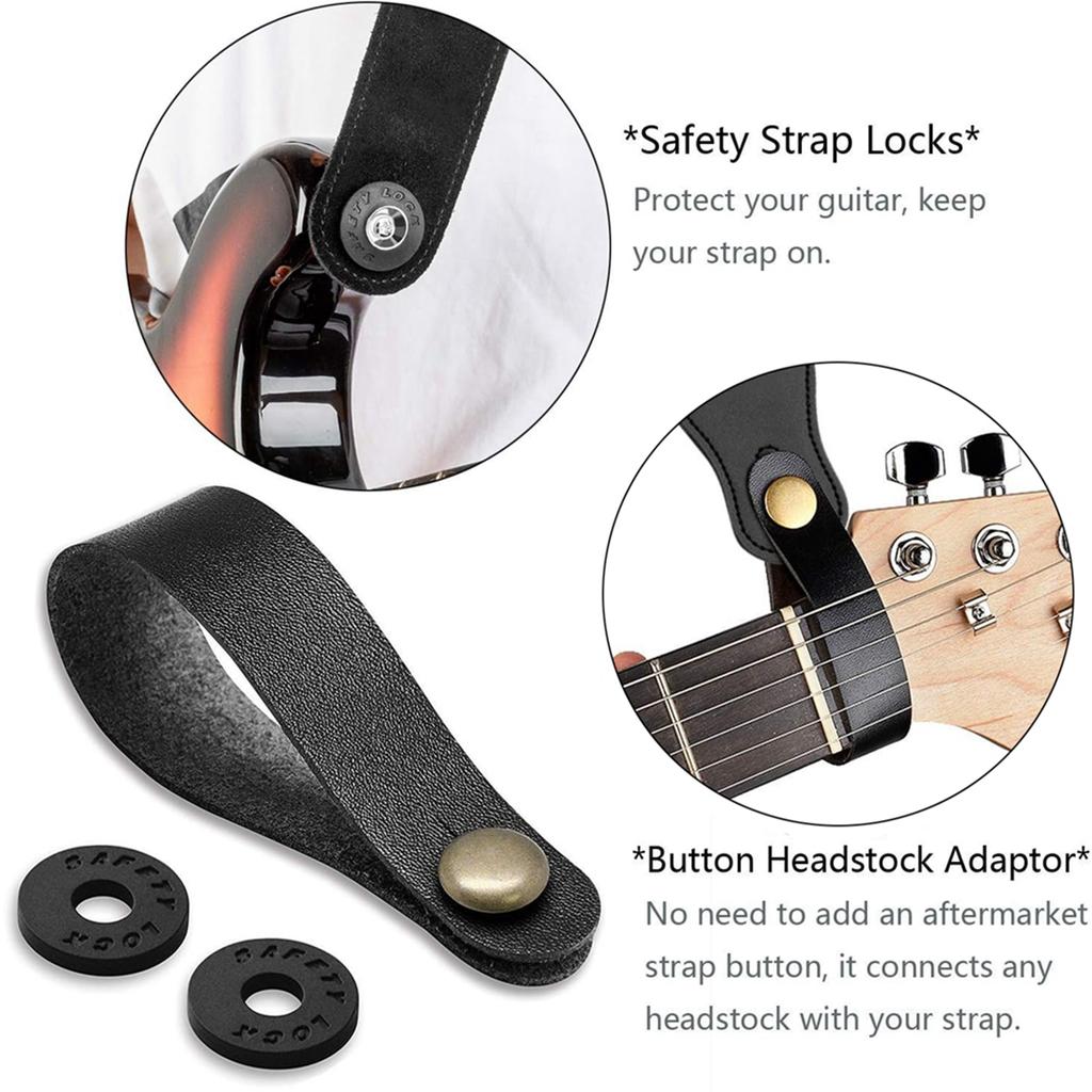 Guitar Cotton Strap Folk Guitar Electric Guitar Pure Cotton Strap with Scroll Belt 5 Paddles and 2 Rubber Strap Buckles