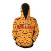 Hip-hop street new Halloween couple loose large size hooded sweater baseball cap personalized autumn clothes woman