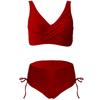 Seksikas suures suuruses naiste bikiinikomplekt, nööriga ujumistrikoo, ujumiskostüüm, naiste ujumiskostüüm