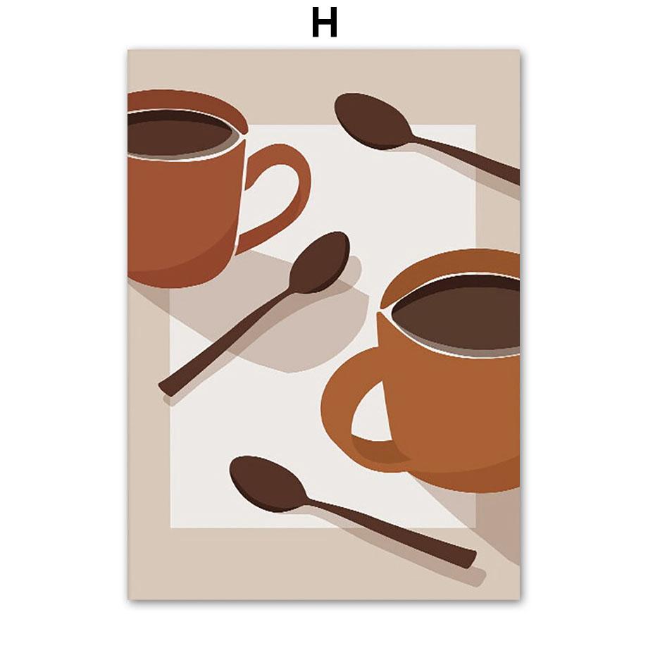 Módní dívka Kniha Kávový šálek Život Nástěnné umění Plátno Malba Abstraktní plakáty a tisky Hotel Kavárna Nástěnný obraz Vnitřní dekorace pokoje