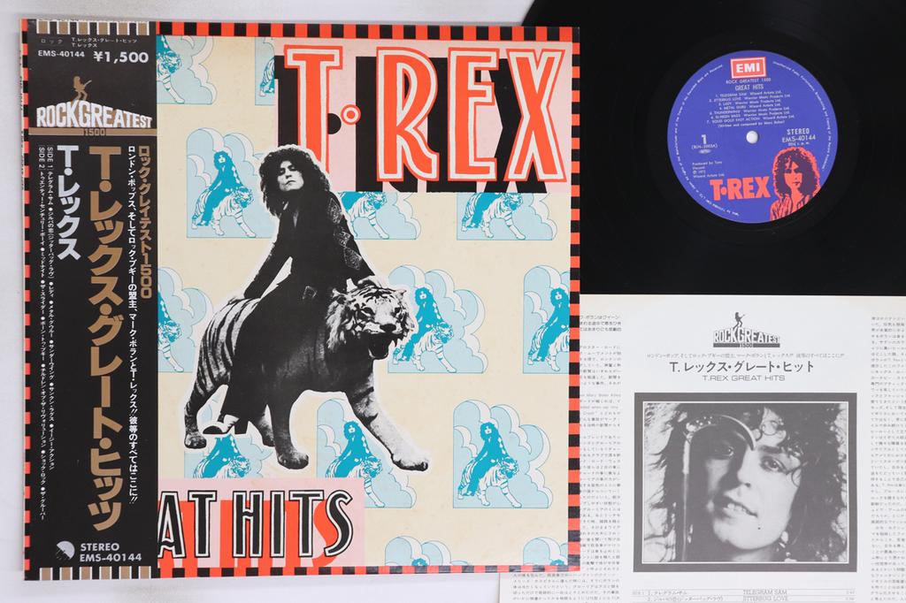 LP Record T. REX - Great Hits EMS40144 EMI 1979 Japan Obi Rock Used