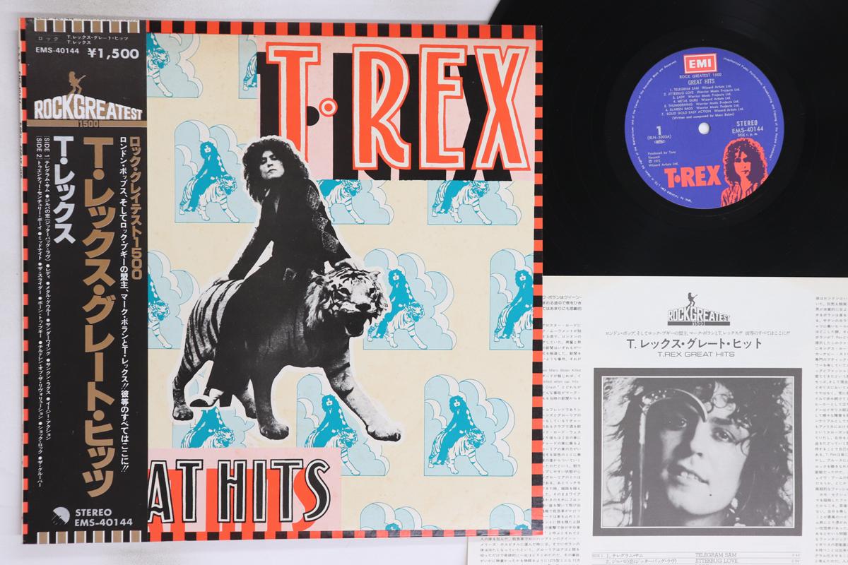 

LP Record T. REX - Great Hits EMS40144 EMI 1979 Japan Obi Rock Used