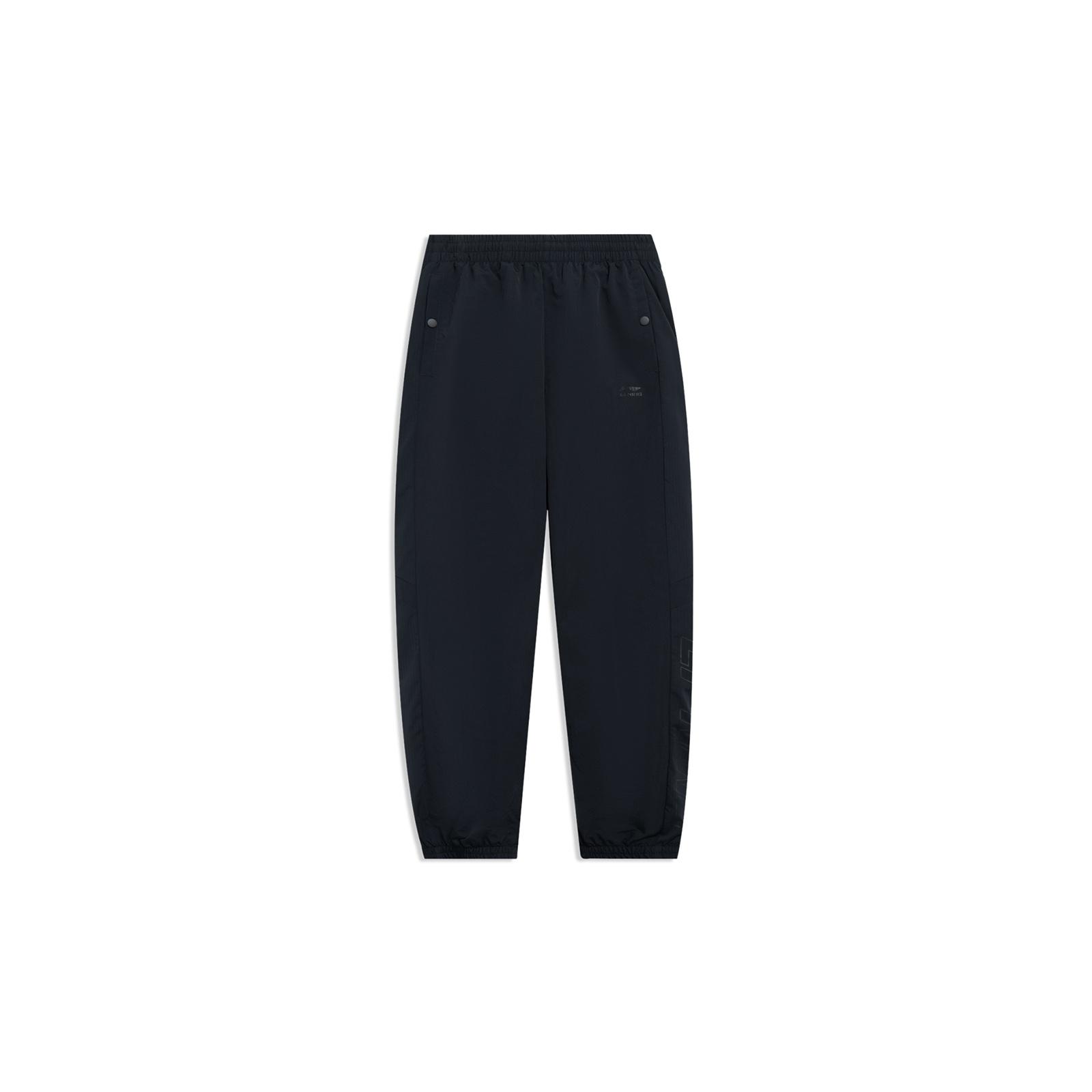Li-Ning Graphic Waterproof Joggers Pants Black Men s AYKT035-4 S