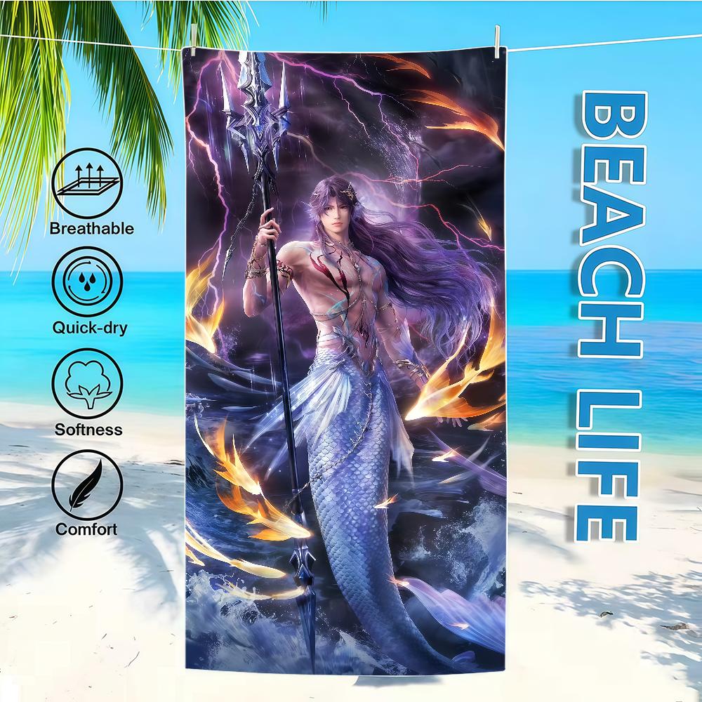 Towel Collection Textile Bathrobe Beach Quick-Drying Deepspace Lightweight Portable Camping Love And Swim Pool Travel