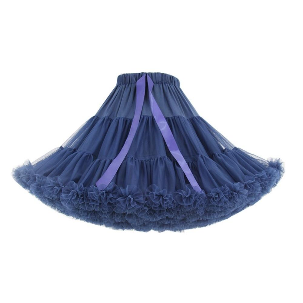 58 Styles Lolita Tutu Skirt 42cm 280g Hexagon Mesh Crinoline No Bone Petticoat Daily Cosplay