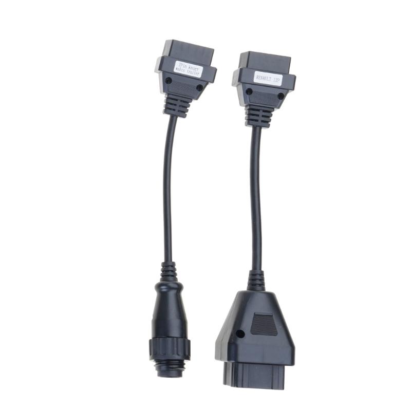 8 buc Adaptor Convertor Cablu Diagnostic Camion Profesional Construcție ABS Pentru Interfețe Computer Vehicul Comercial