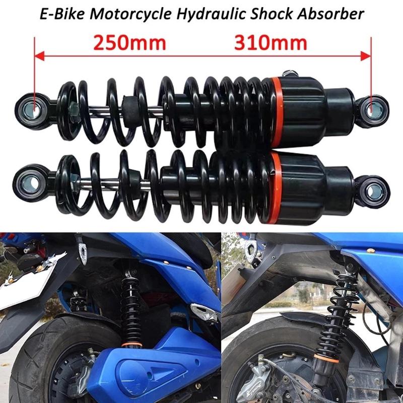 Durable 250mm Rear Shock Absorber for ATV Motorcycle Smooth Ride Mountain E Bike