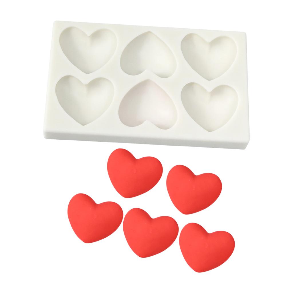 Multi Cavity Silicone Bakewares Heart Shaped Molds for Chocolate Cake Fondant Candy Baking Tool Kitchen Accessories