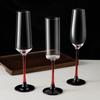 Deou Starlight European Red Stem Wine Glasses