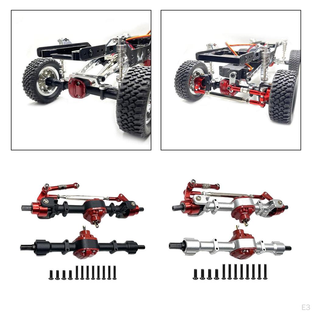 1/12 Front And Rear Axle Set Complete RC Car Accessories for MN78 D90 D91