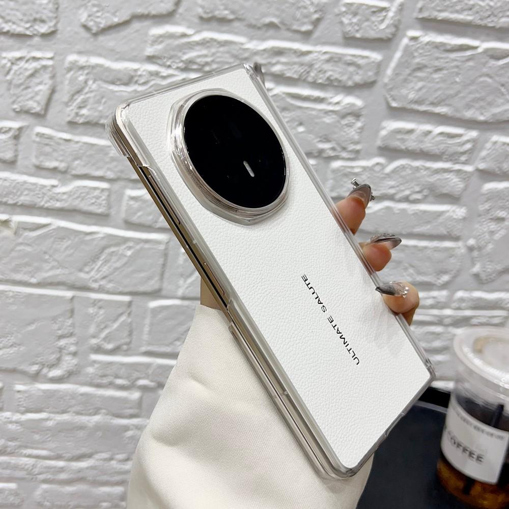 Für Huawei Honor Magic V5 Hülle Harte PU-Scharnier Magnetisches kabelloses Laden Schutzhülle Rückseite Für Magic V5 Handyhülle
