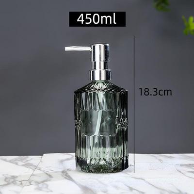 Style Set per accessori da bagno adatto per dispenser di sapone liquido da viaggio Dispenser per shampoo e gel doccia da 450 ml