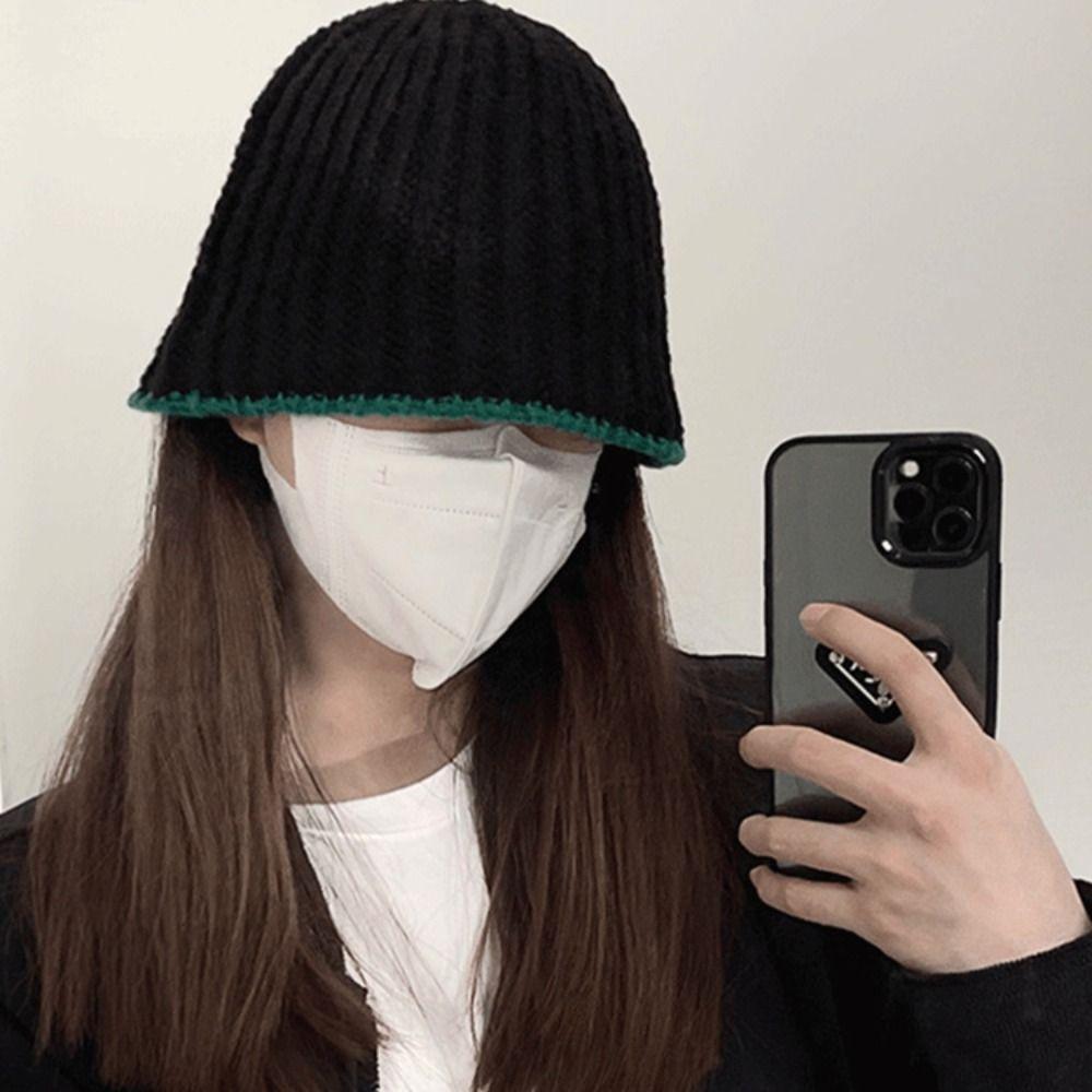 

Outdoor Autumn And Winter Korean Style Hat Knitted Fisherman Hat Women Bucket Hat Fashion Design