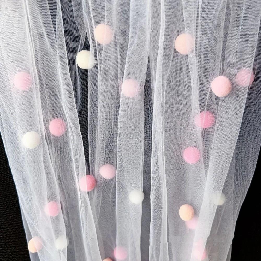 Romantic Tulle Table Runner Handmade Colorful Table Cover Wedding Desktop Decoration Wedding Decor