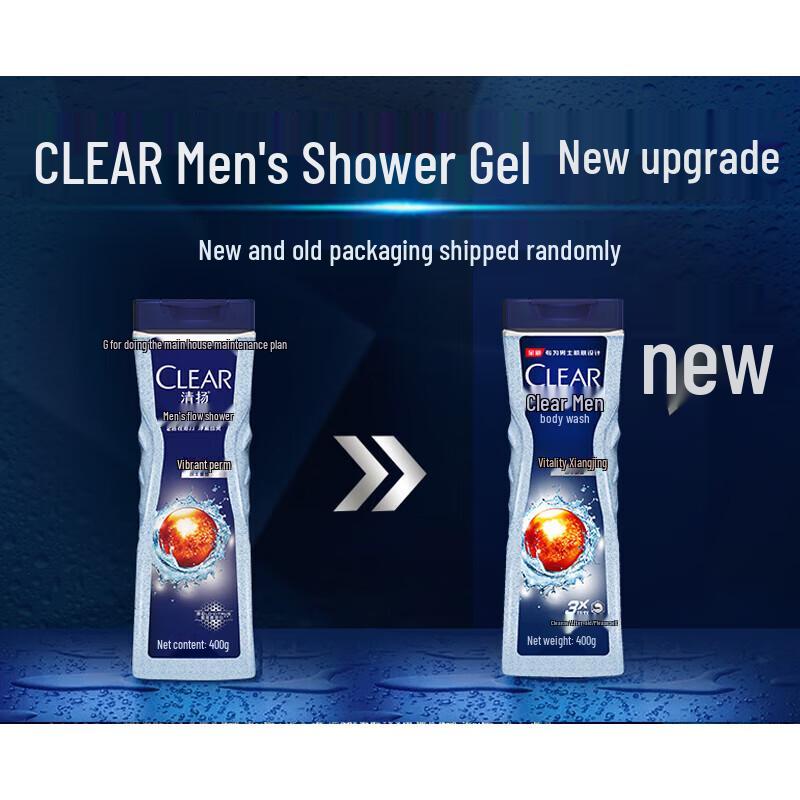 CLEAR Men's Ocean & Vitality Shower Gel Set