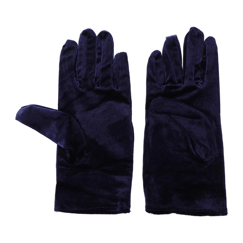 Outdoor Winter Soft Women Warm Elastic Full Finger Mittens Driving Gloves Gold Velvet Gloves