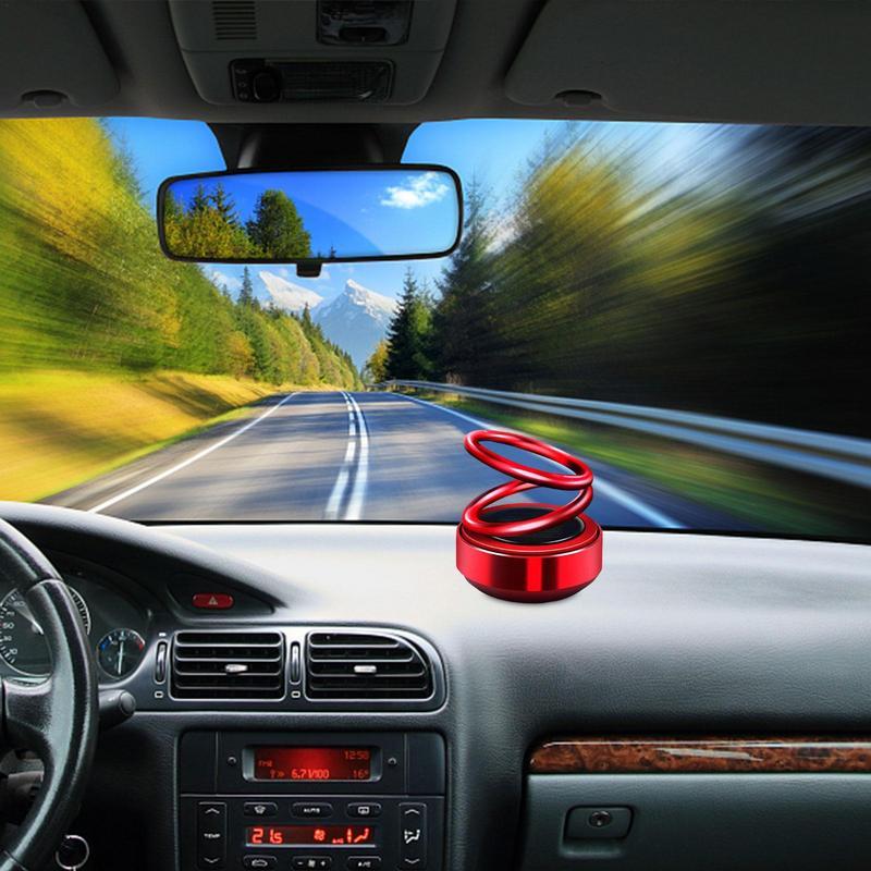 Solar Car Air Freshener Car Aromatherapy 360 Degree Rotation Perfume Fragrance Auto Flavoring Car Interior Decor Accessories