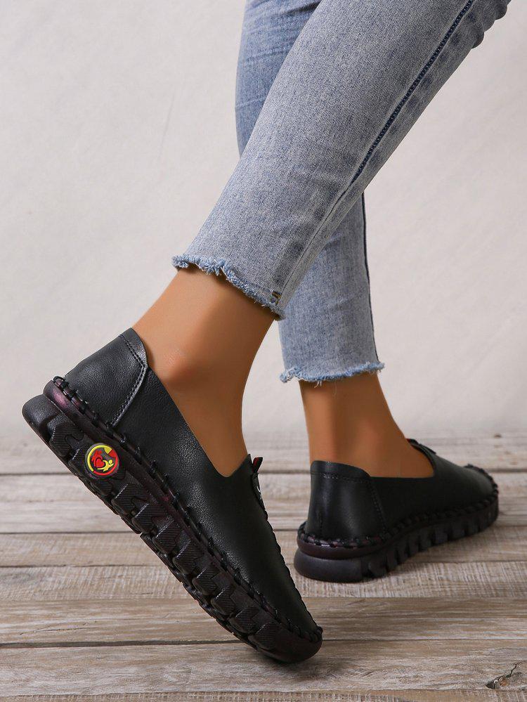 Plus Size Soft Sole Slip-On Shoes for Middle-Aged and Elderly 