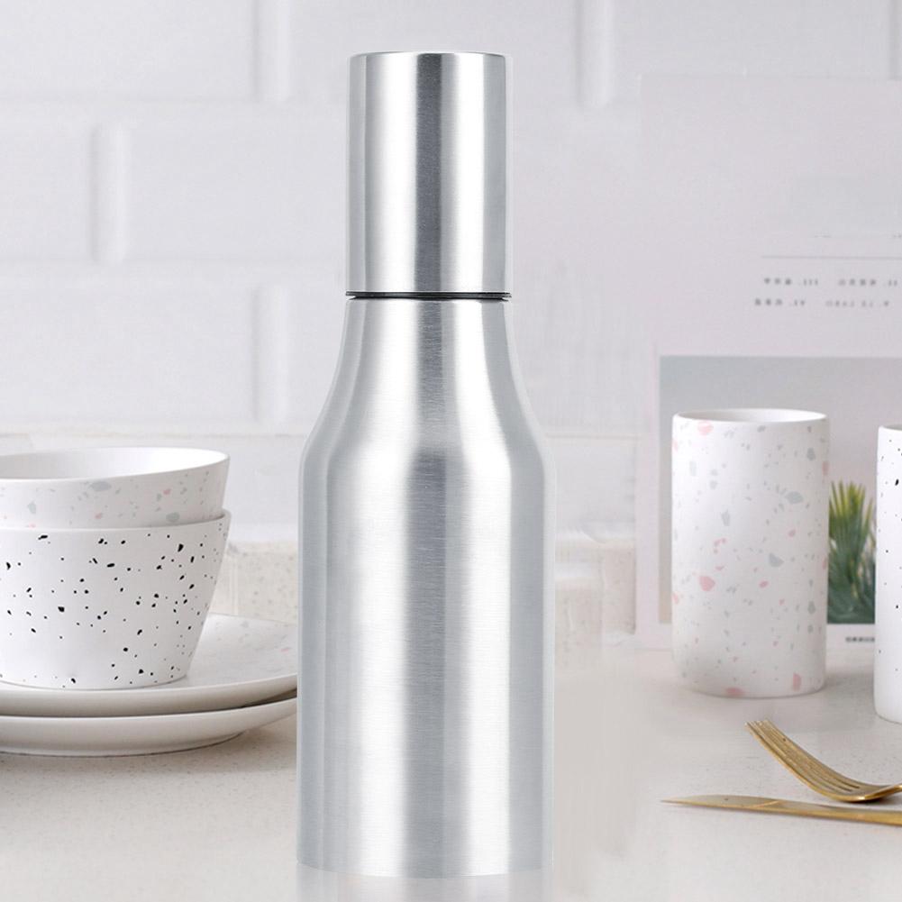 Acciaio Inossidabile 304 Antipolvere A Prova di Perdite Olio Aceto Bottiglia Dispenser Vaso Strumenti da Cucina(Taglia L 1000ml )