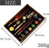 TOMMYFIELD Quill Pen Set with Dip Antique Perfect for Ink Sold Red Pen, Design, Weddings, Separately,