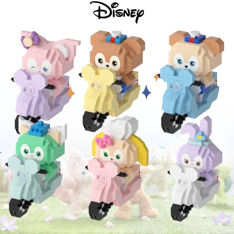 Cartoon Cute Action Figure Series Micro Granule Building Blocks Children's Assembly Puzzle Toy Display Stand