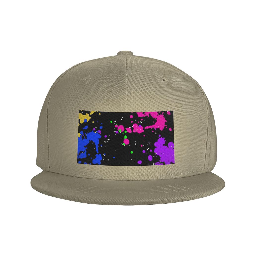 Colorful Graffiti Splatter Print Baseball Caps Snapback Fashion Baseball Hats Breathable Casual Casquette Outdoor for Unisex