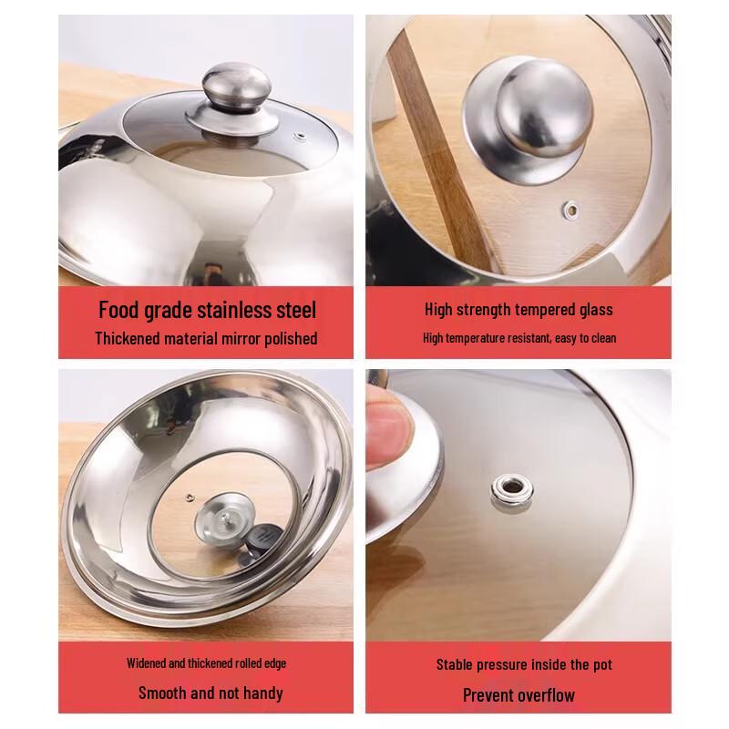 Zhaoran Sichtbarer Edelstahl-Topfdeckel