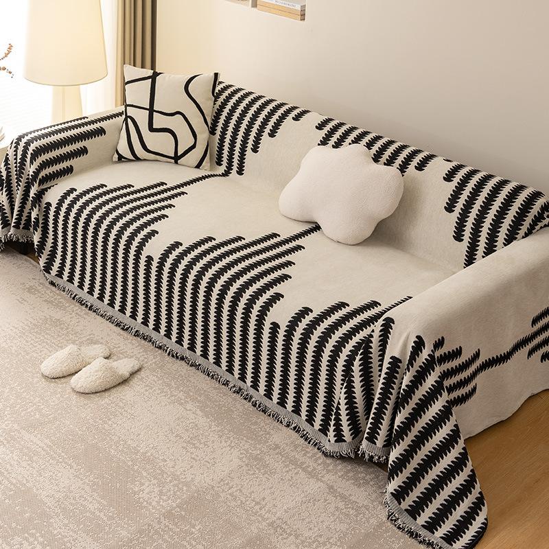 Chenille Sofa Cushion Nordic Simple High Sense Four Seasons Universal Non-Slip Ins Style Sofa Towel All-Inclusive Full Cover Cloth