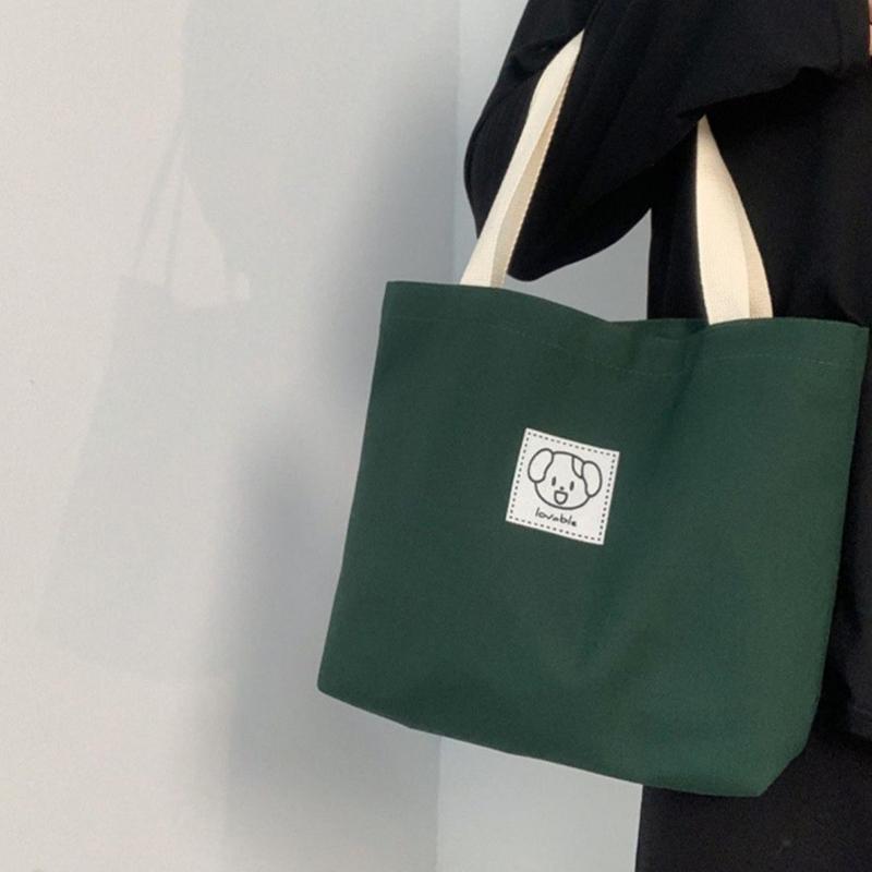 Borsa in tela da donna, grande capacità, semplice, a tracolla, borsa da viaggio