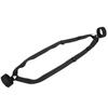 Black Retractable Keychain Telescopic Carabiner Holder AntiLost Diving Hook Key Ring