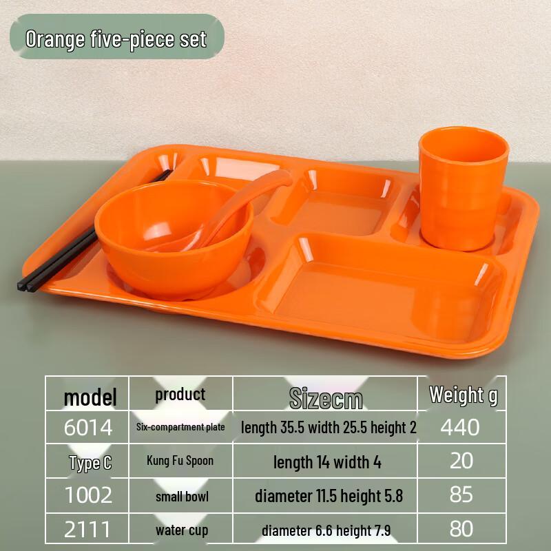 

Melamine Compartmented Meal Tray