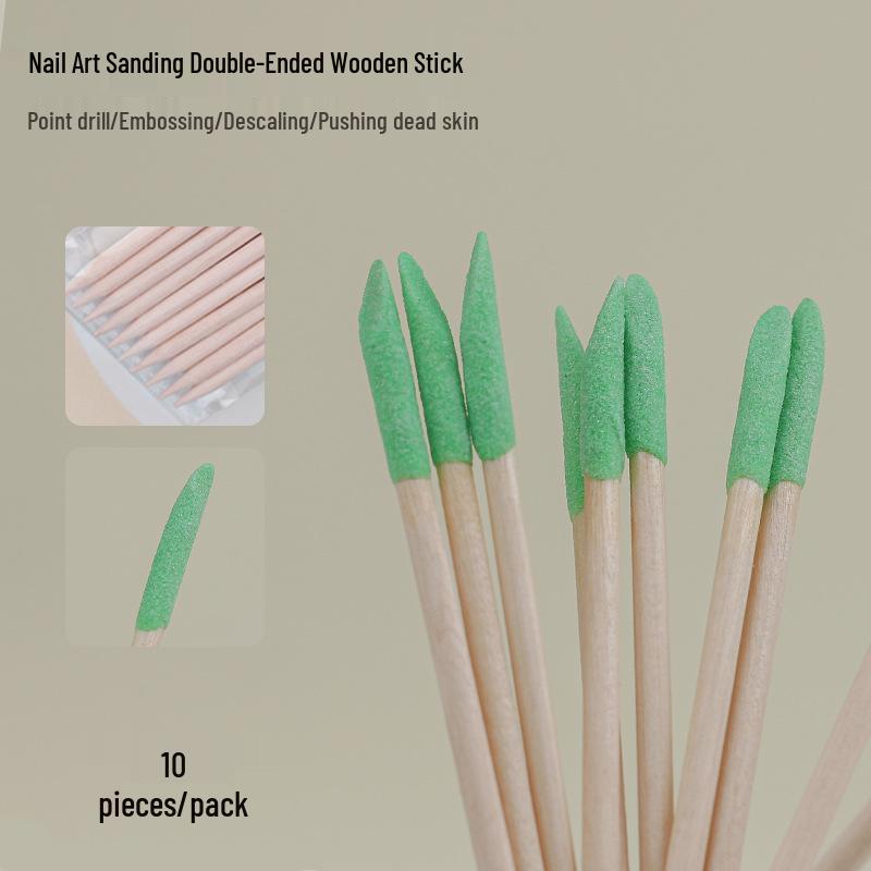 

Оранжевая двухсторонняя палочка для ногтей из пескоструйной древесины со скошенным кончиком для гравировки и очистки 10 pieces per pack