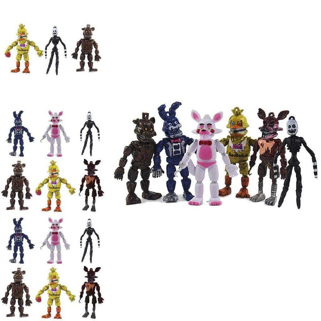 6pcs Fnaf Five Nights At Freddy's Mini Figures Collection Kids Gift Toy