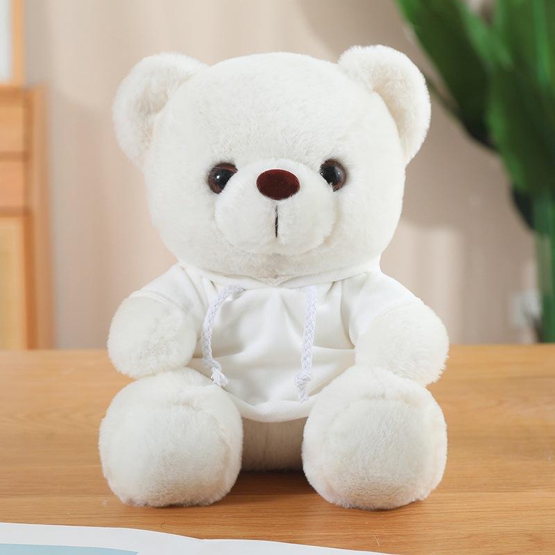 Orso carino vestito orsacchiotto bambola giocattolo di peluche orso da abbracciare bambola bambini bambola di pezza ragazza regalo di compleanno