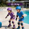 Child protective equipment helmet elbow knee pads for girls aged 3 4 5 6 7 8 9 10 11 12 year boy Suitable for roller skating and skiing