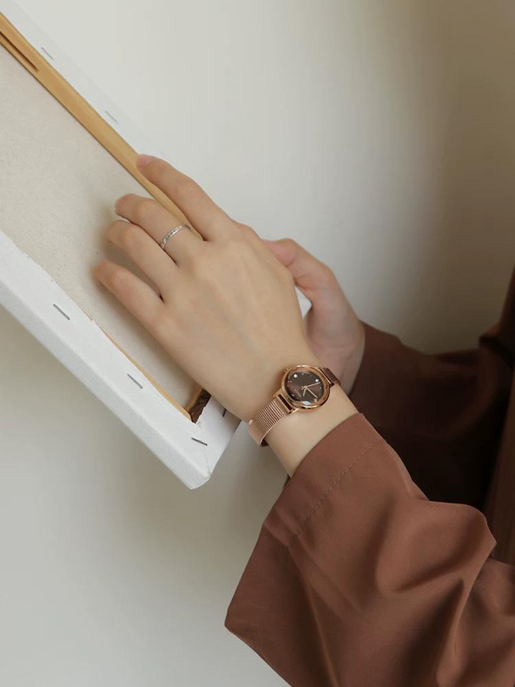 Julius Watch for Female Students, Small Dial, Ins-Style, Korean Version, Simple, Elegant, Artistic, Versatile, Julius Watch for Women
