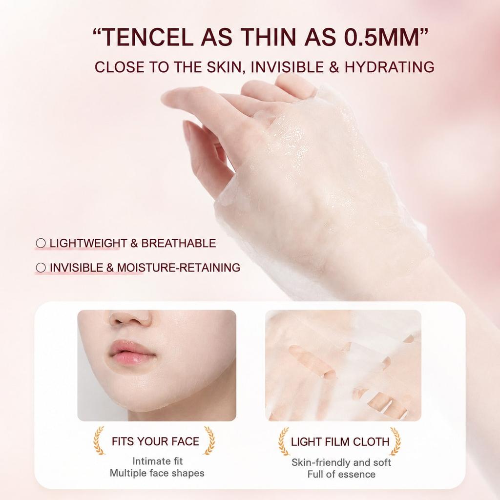 Collagen Facial Mask, Hydrating & Moisturizing Face Mask, Deep Hydration Skin Care, Anti-Aging Facia