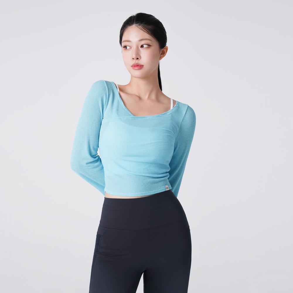 SKULLPIG Swc26002-04 Bell Sleeve Cover-Up Sky Blue