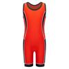 Girls Wrestling Singlet Color Block Patchwork Jumpsuit
