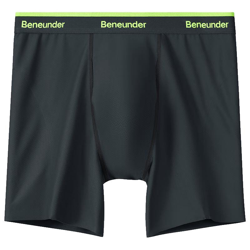 

Beneunder Men s Anti-Chafe Quick-Dry Ice Silk Boxer Briefs L
