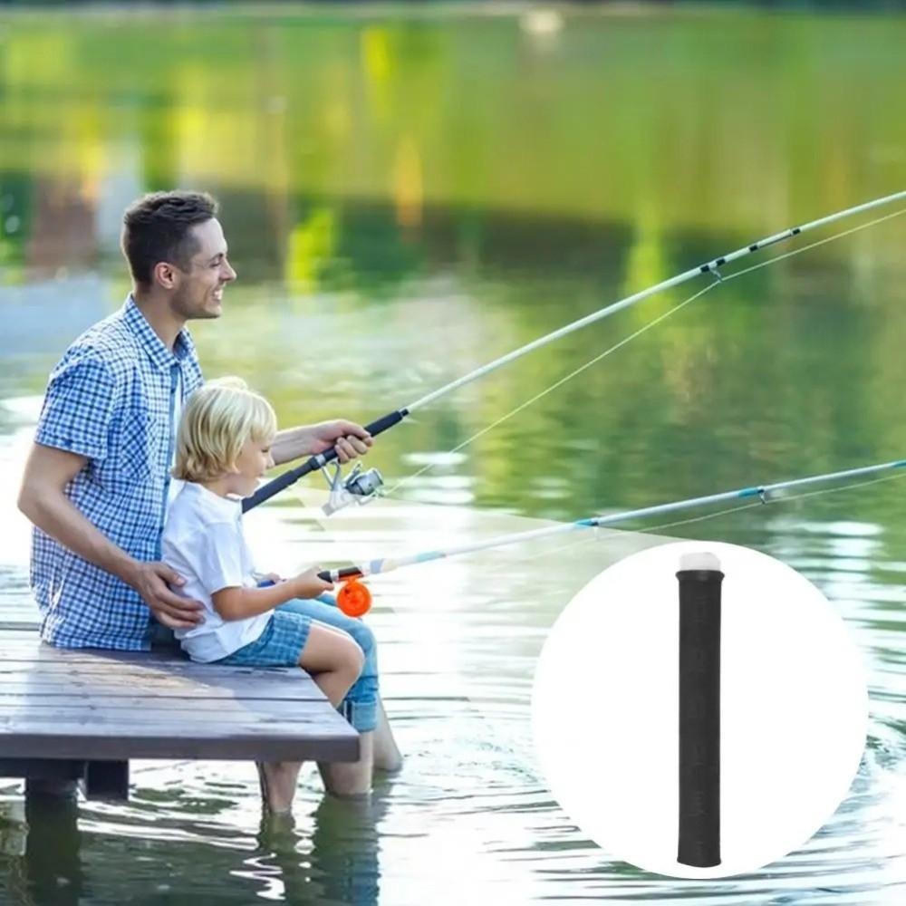 17-32MM Fishing Rod Handle Cover Silicone Fishing Pole Grip Handle Sleeve Fishing